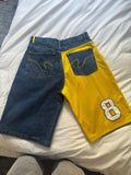 B.B Jeans "Los Angeles 8" Kobe Denim x Jersey Hybrid Shorts