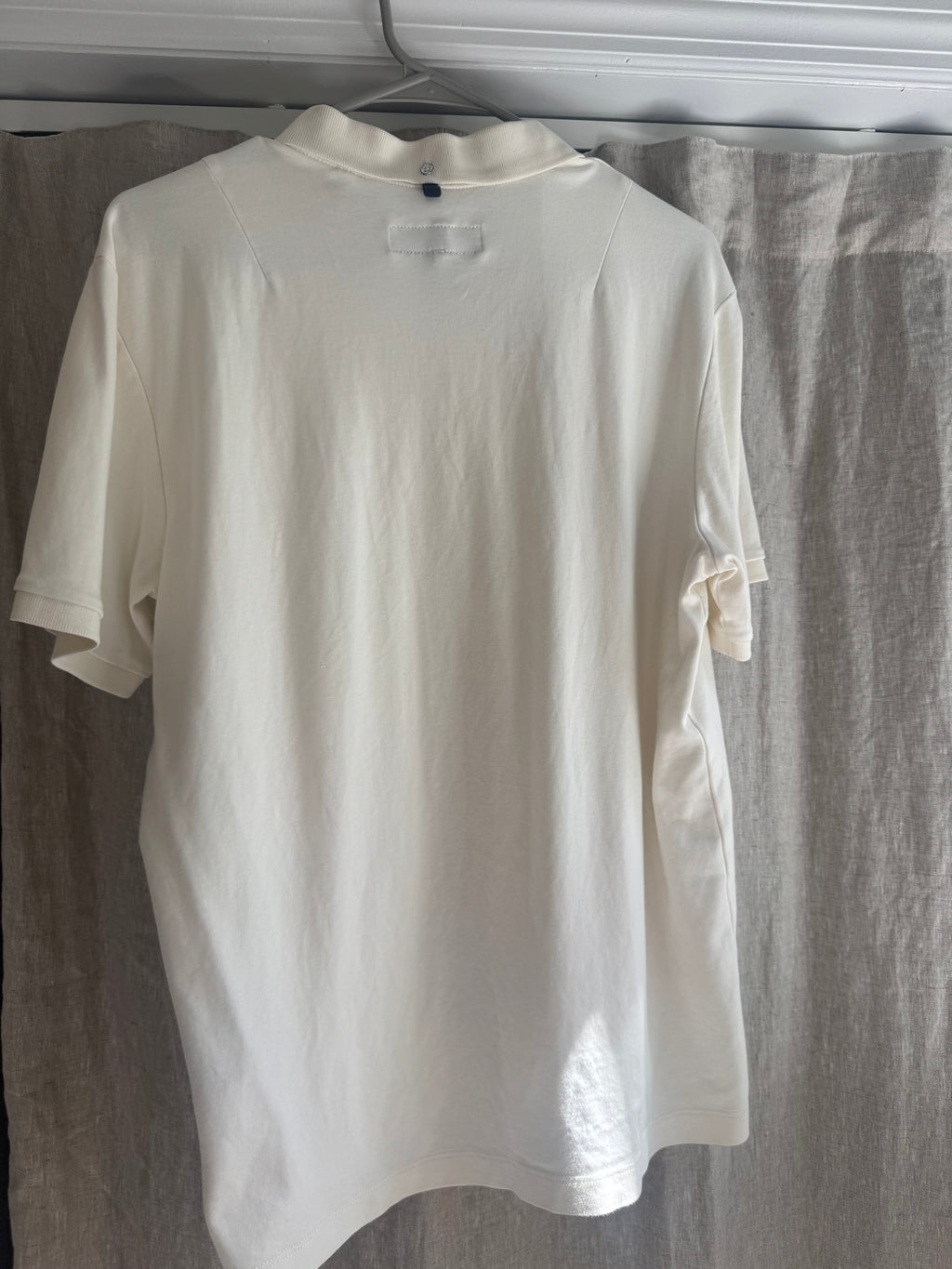 Rag and Bone Cream Polo Short-Sleeve T-Shirt