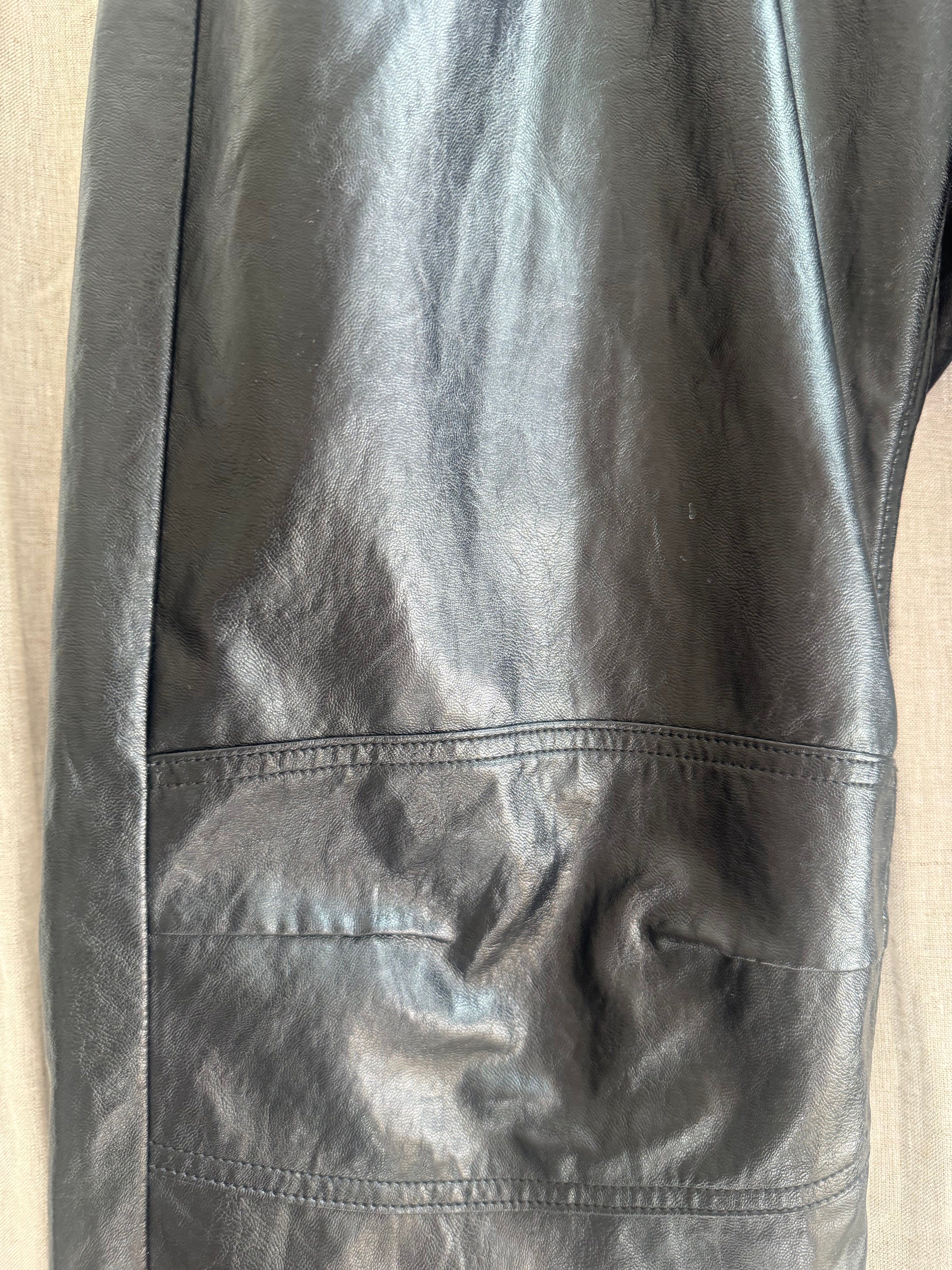 Our Legacy Formal Moto Cut Cageian Black vegan Leather